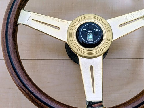Nardi holzlenkrad vergoldet - nardi,
