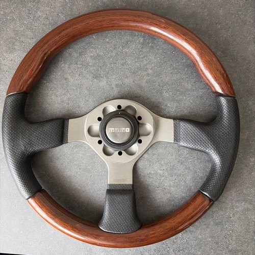 Momo lenkrad holz leder - lenkrad, (holz/leder